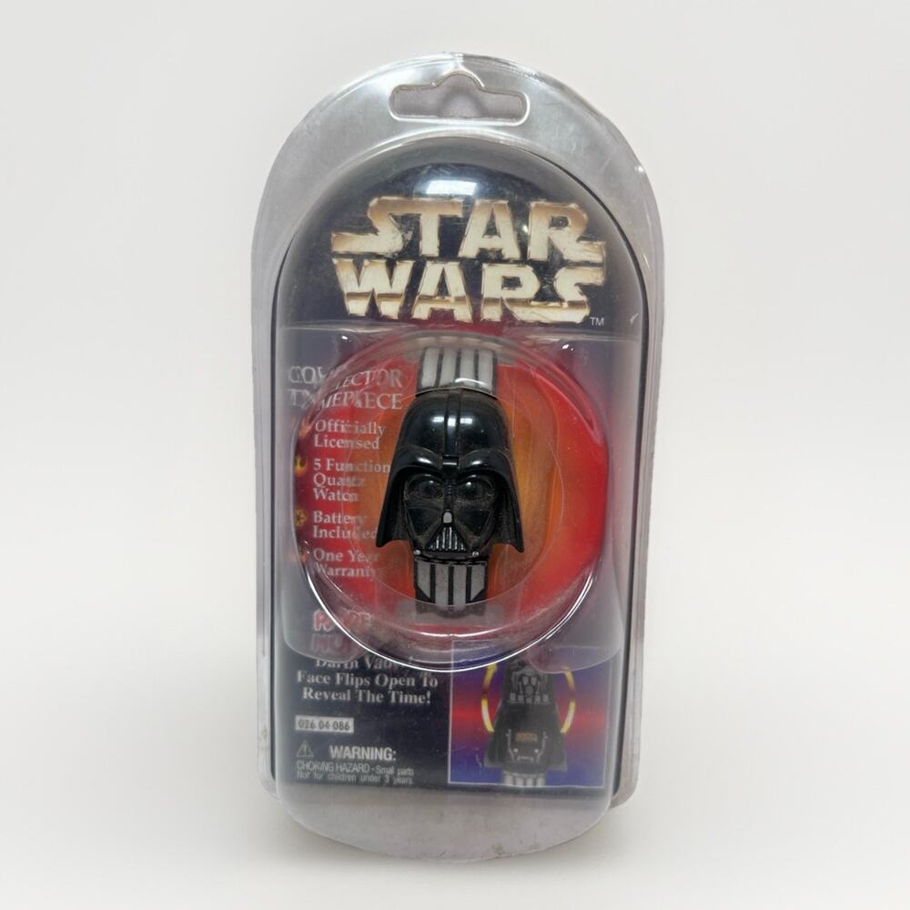 Disney Star Wars Darth Vader Collectors Timepiece - Flip Up Helmet Watch - NEW